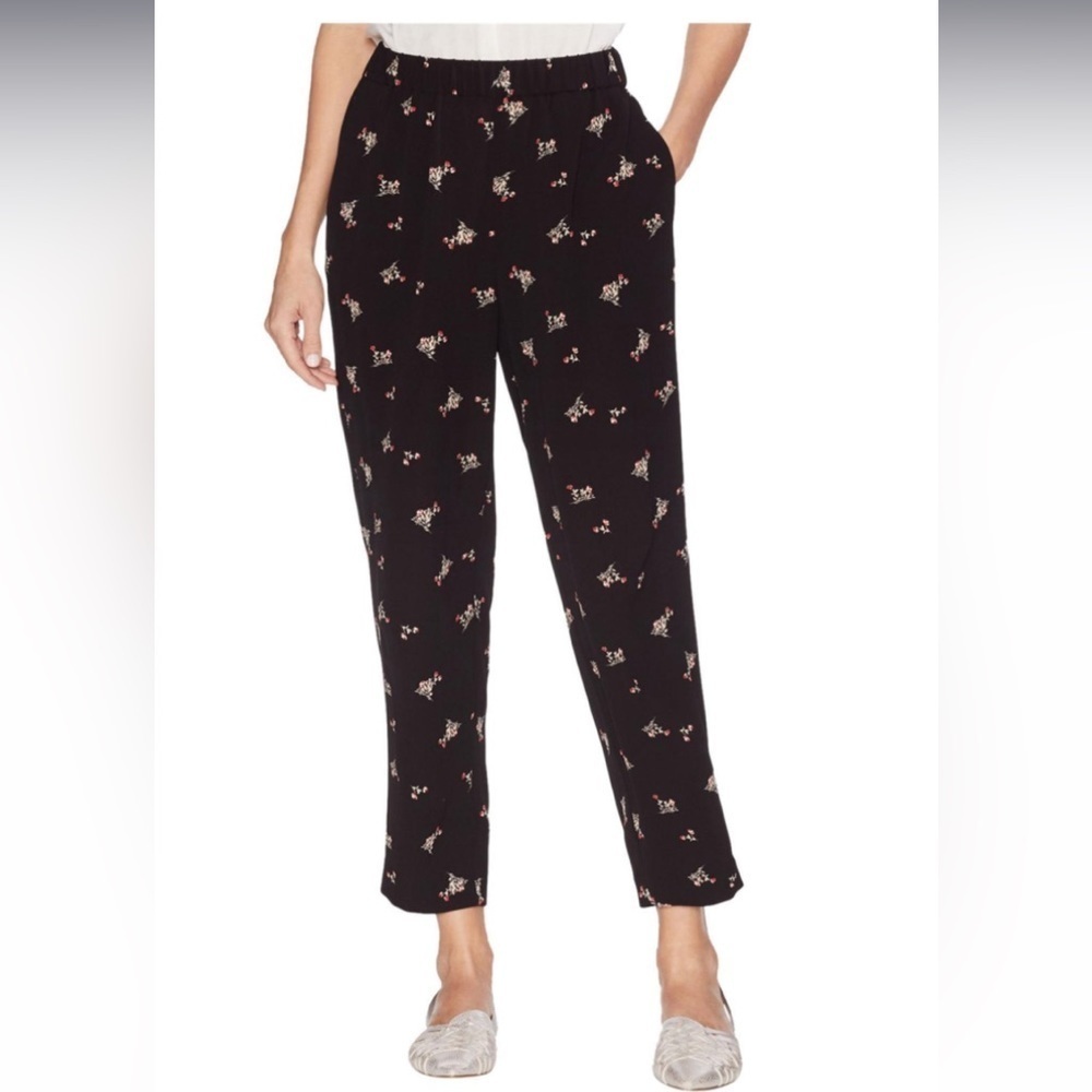 Vince Camuto Womens Floral Casual Cropped Pants, - Picture 2 of 10
